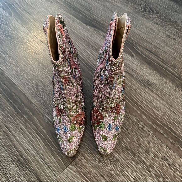 Betsey Johnson Emory Rhinestone Western Boot - Picture 5 of 12